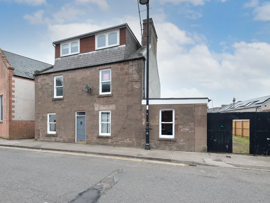 Street-facing exterior of the Baltic Street property in Montrose